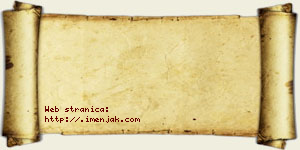 Jovana Anić vizit kartica